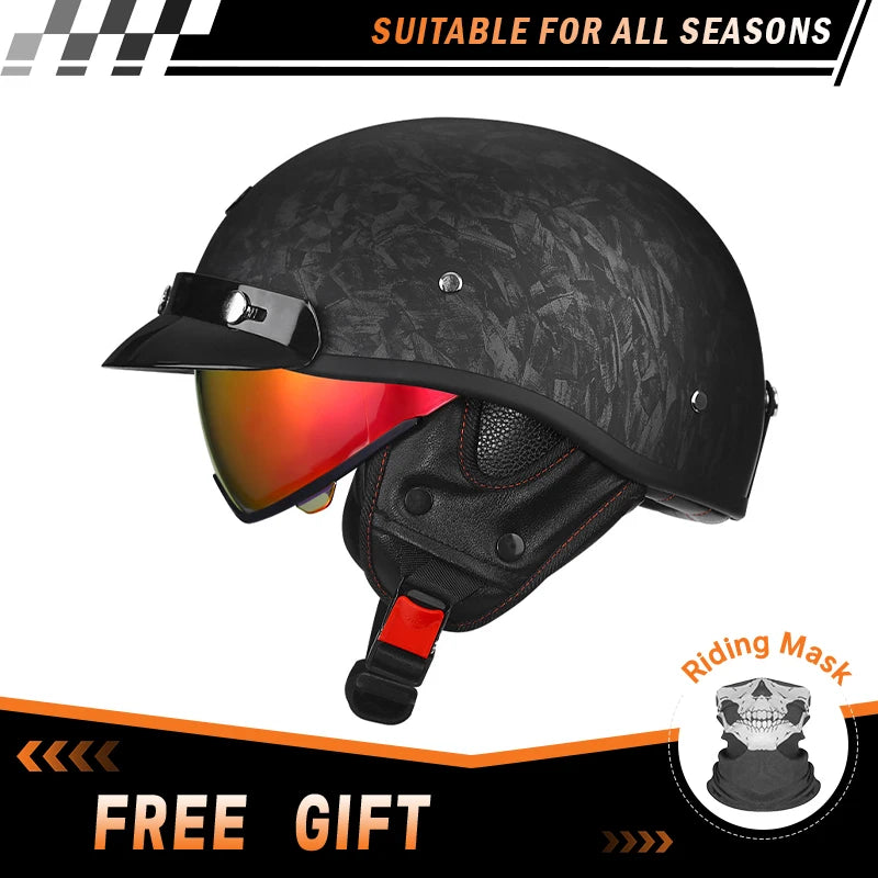 DOT Approved Half Face Motorcycle Helmets