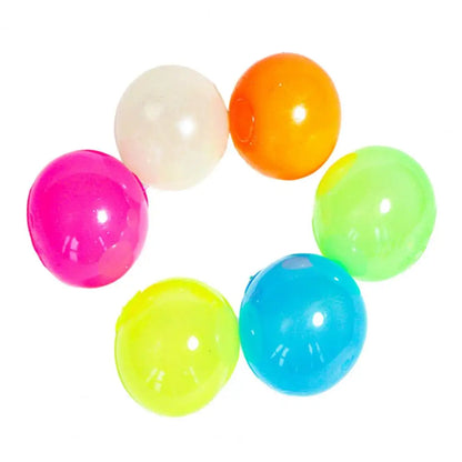 Throwing Luminous Sticky Balls, Glows in The Dark
