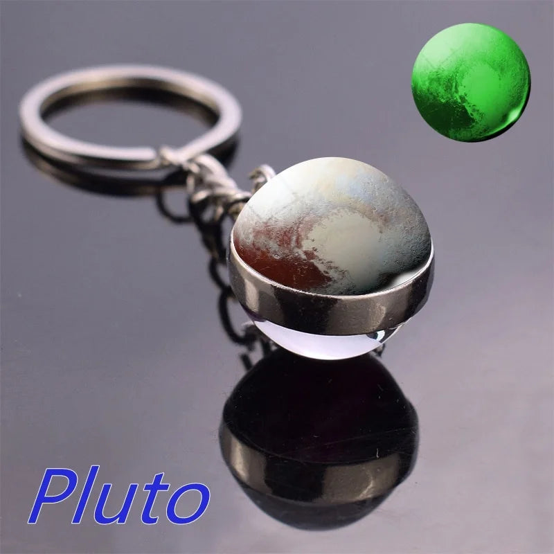 Solar System Planet Keychain Glows In The Dark