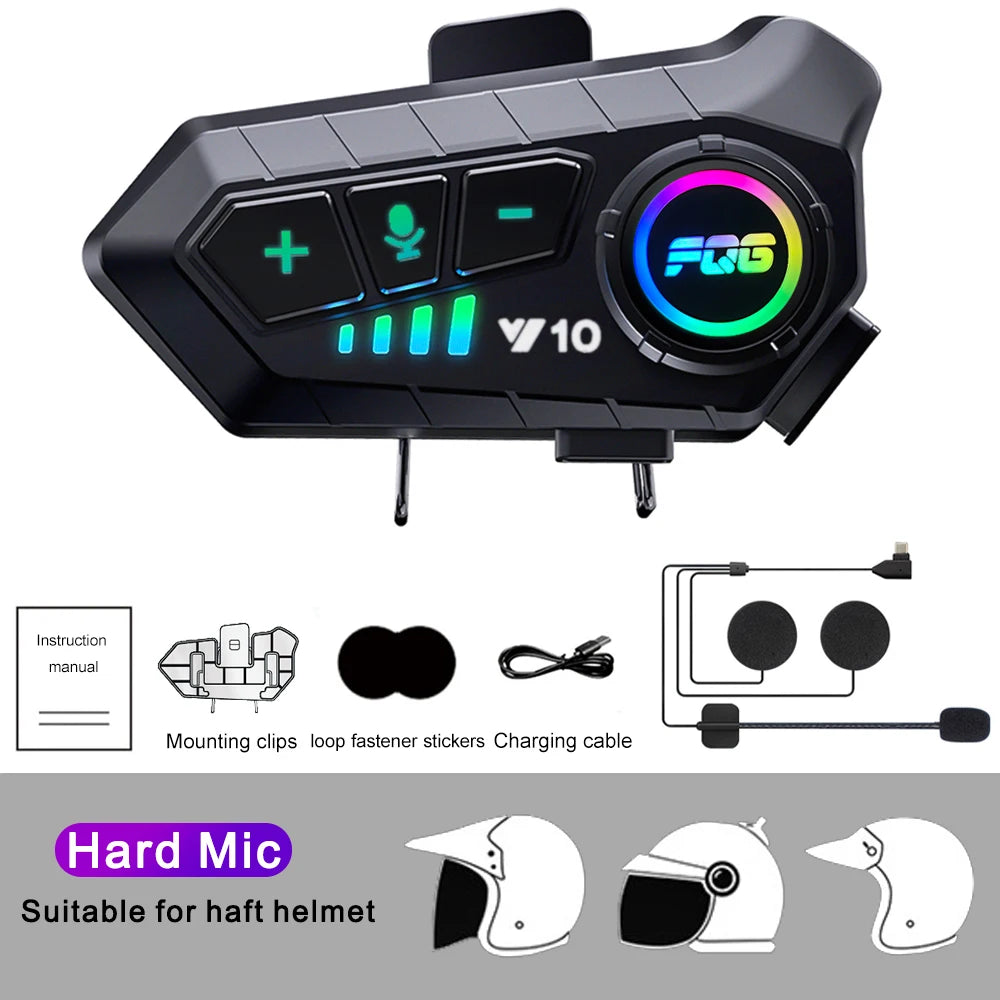 Bluetooth 5.3 Helmet Headset Wireless Hands-free