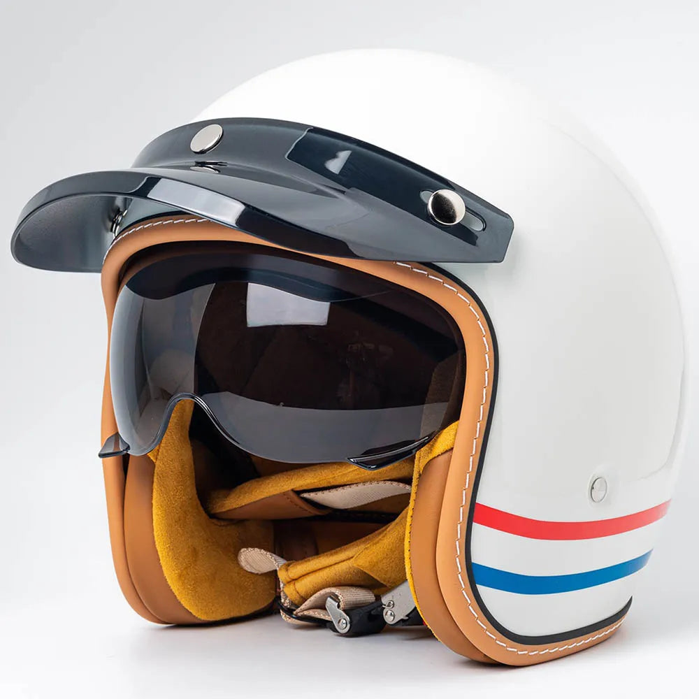 Open Face Helmet Retro 3/4