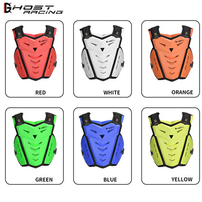 Motorcycle armor and fall protection chest and back