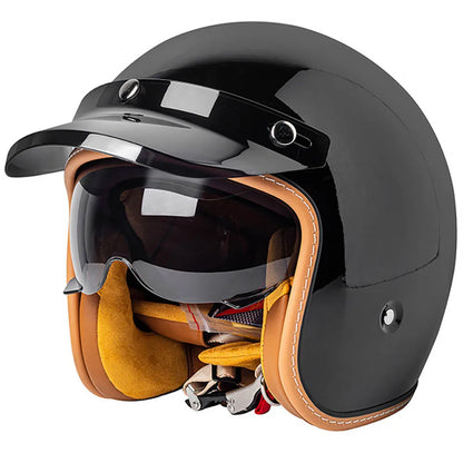 Open Face Helmet Retro 3/4