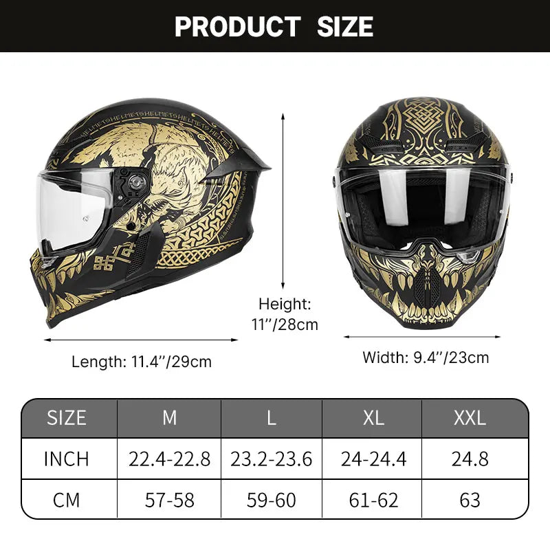 C-Riding Winter Sportbike Helmet