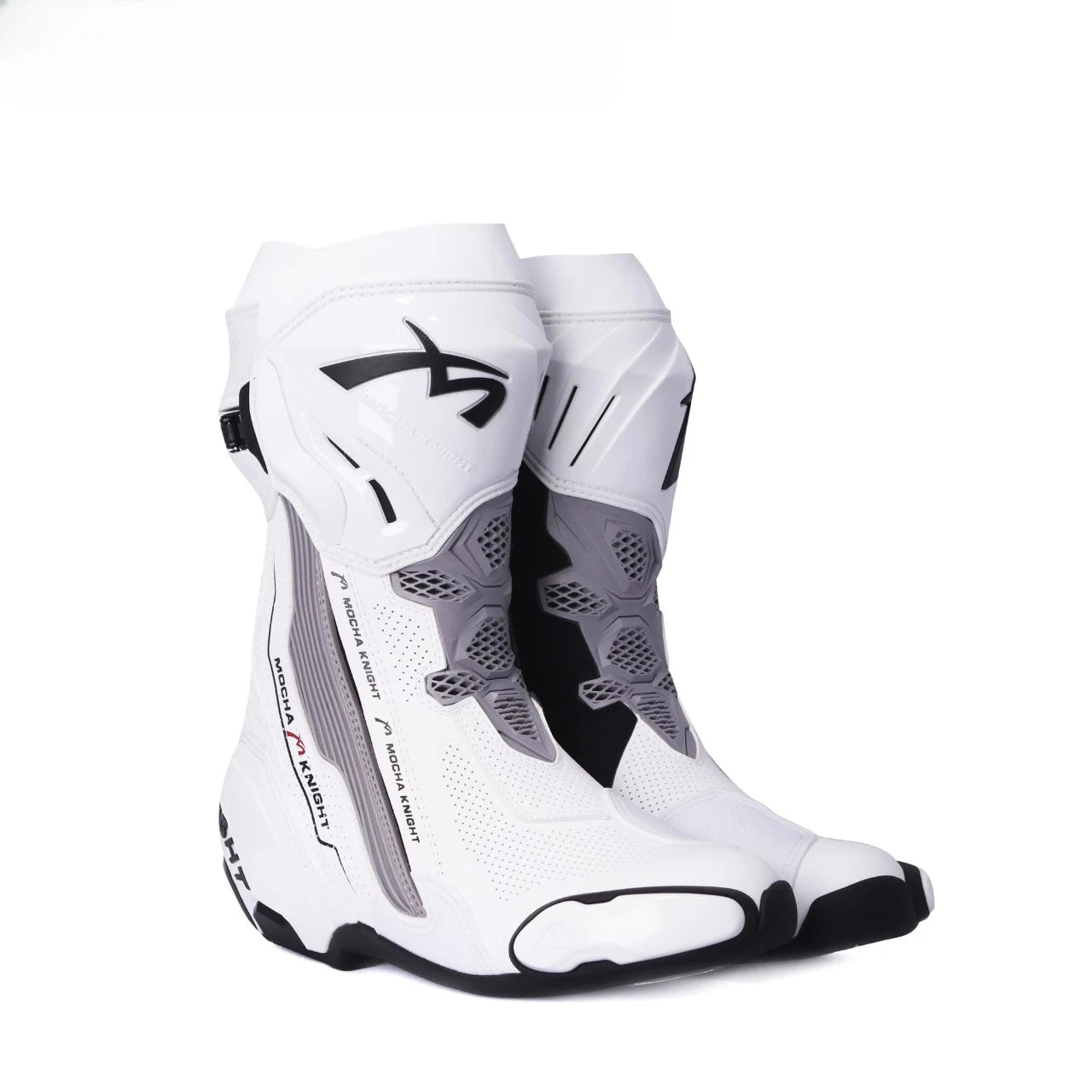 BENKIA Mocha Motorcycle Track Riding Boots