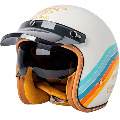 Open Face Helmet Retro 3/4