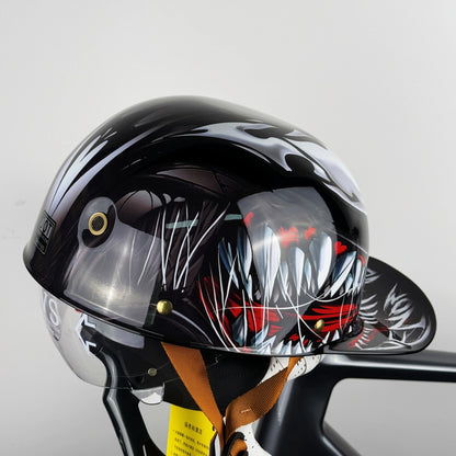 Open Face Summer Retro Helmet