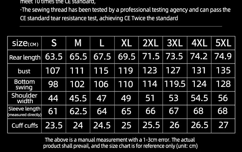 LYSCHY Motorcycle Jacket Summer