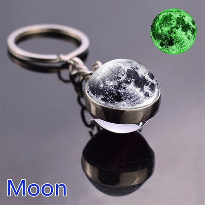 Solar System Planet Keychain Glows In The Dark