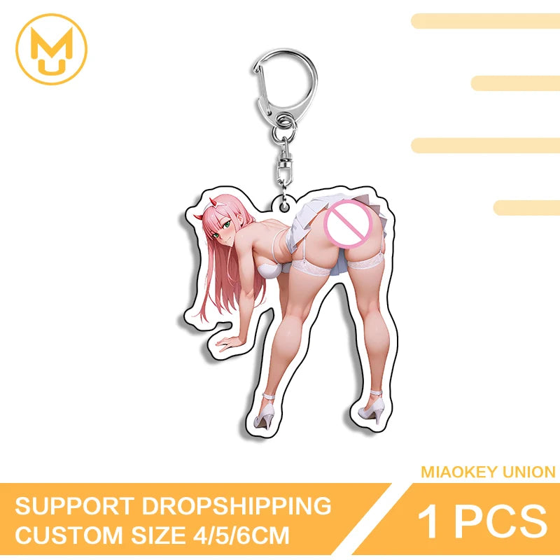 Alluring Zero Two Butt Key chain