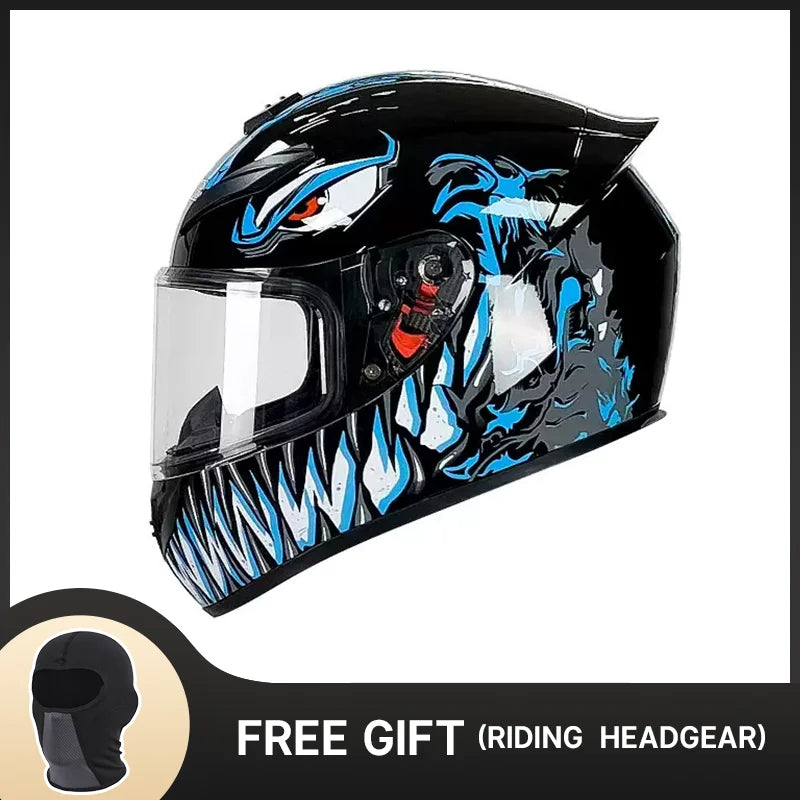 RED VENOM SPORTBIKE HELMET AND MORE