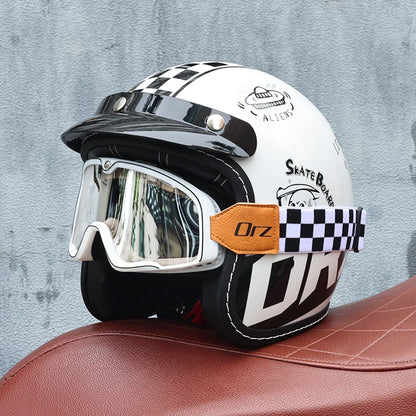 ORZ Retro Motorcycle Helmet