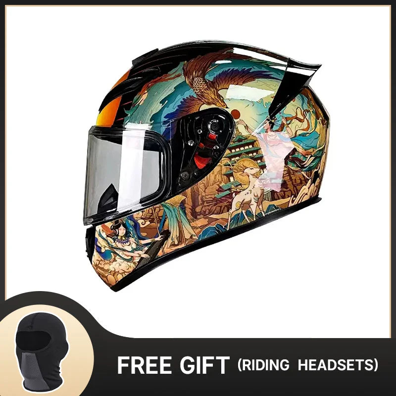 RED VENOM SPORTBIKE HELMET AND MORE