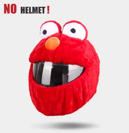 Motorcycle Full Helmet Cover Cartoon Plush