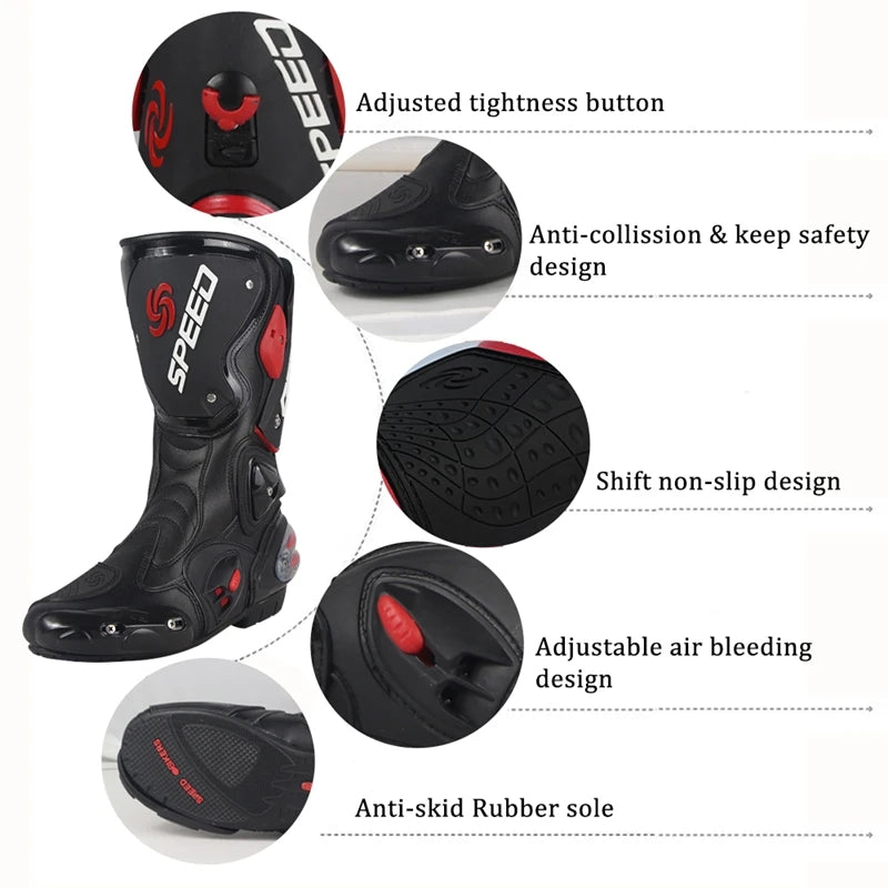 Off-Road Motorcycle Long Boots
