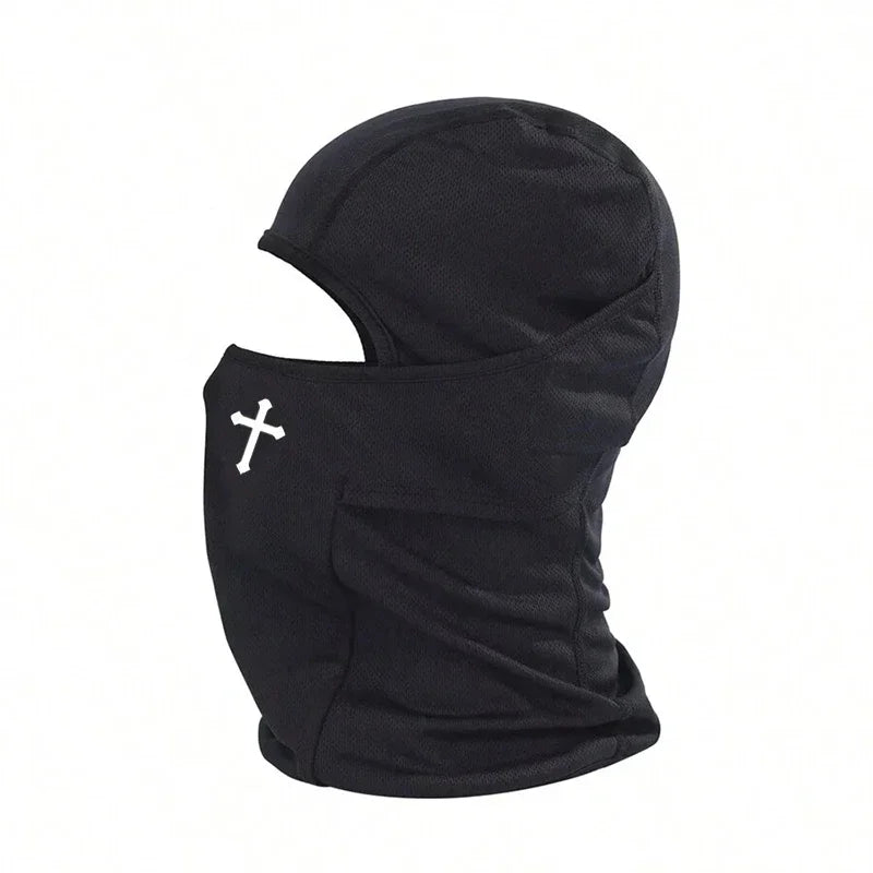 Breathable Black Cross Full Face
