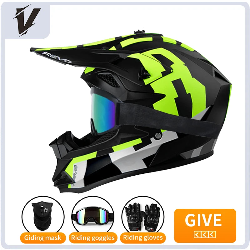 Motorbike Helmet Full Face Helmet + gifts