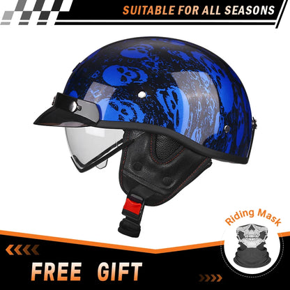 DOT Approved Half Face Motorcycle Helmets