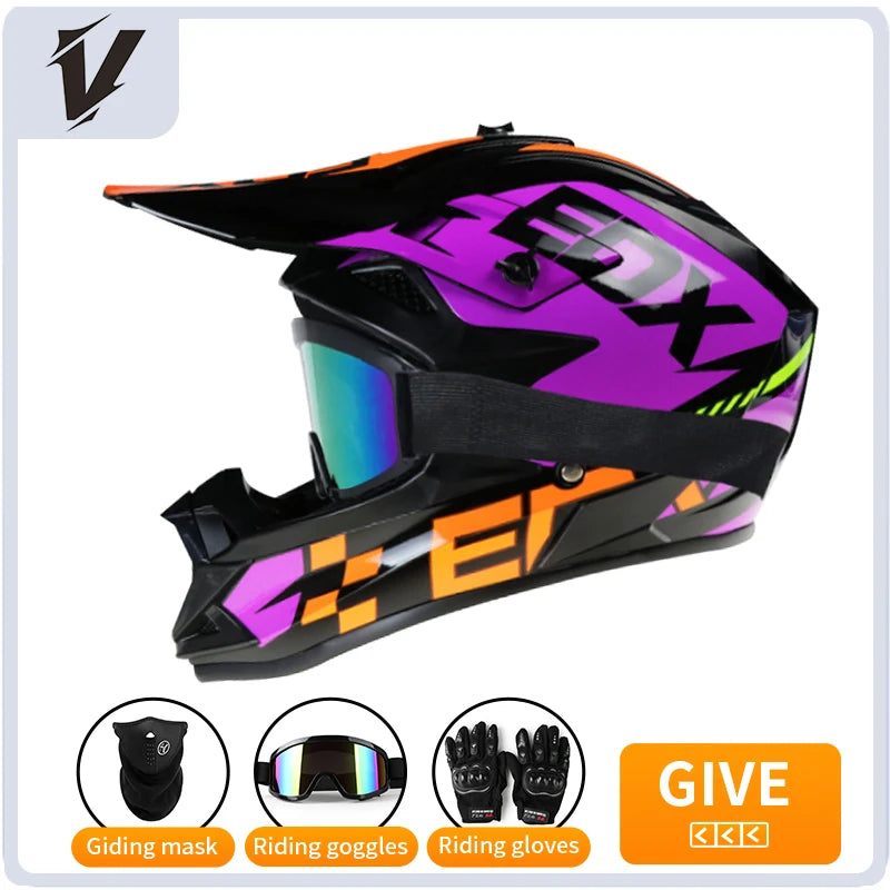 Motorbike Helmet Full Face Helmet + gifts