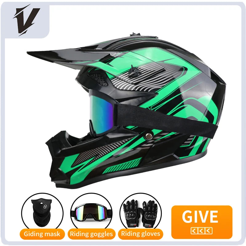 Motorbike Helmet Full Face Helmet + gifts