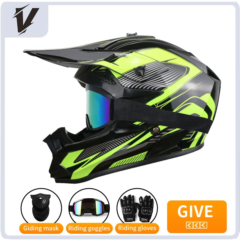 Motorbike Helmet Full Face Helmet + gifts