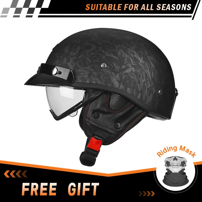 DOT Approved Half Face Motorcycle Helmets