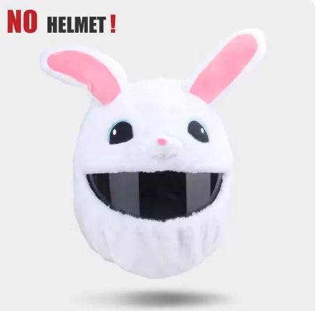 Motorcycle Full Helmet Cover Cartoon Plush