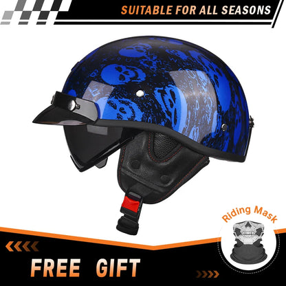 DOT Approved Half Face Motorcycle Helmets