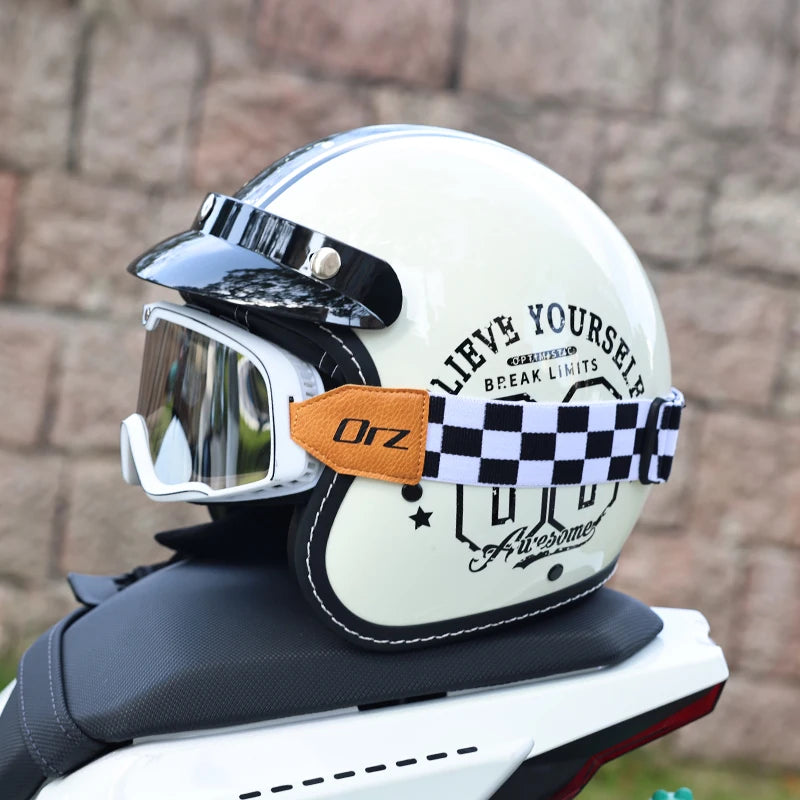 ORZ Retro Motorcycle Helmet