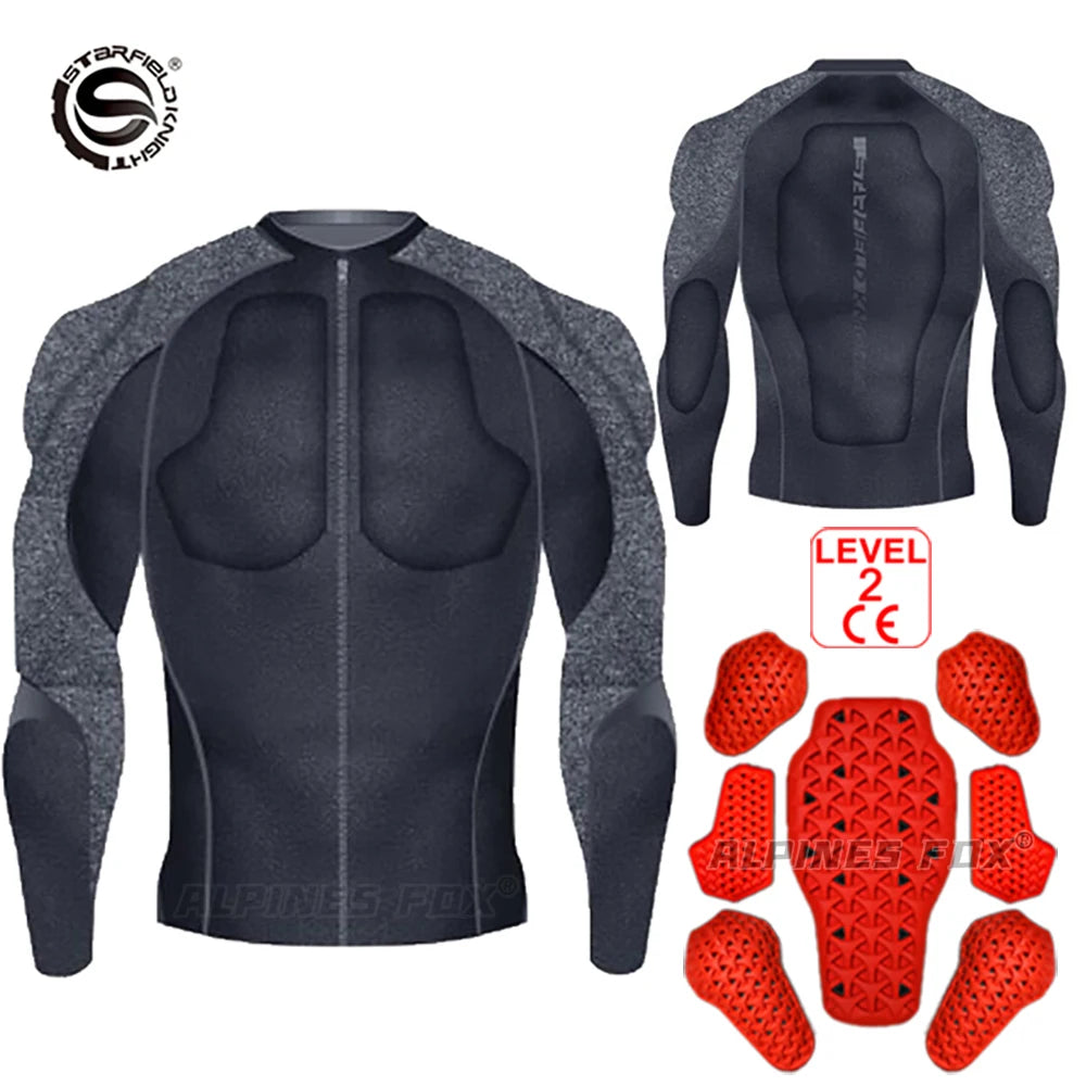 Summer Men Motorcycle Soft Armor