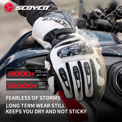 SCOYCO Motorcycle Gloves Winter Warm Electric HEATING