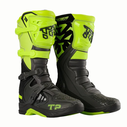 Men's Women Racing Boots Anti Fall Motocross Boots Wear-resistant Motorcycle Boots Safe Riding Equipment Rally Shoes