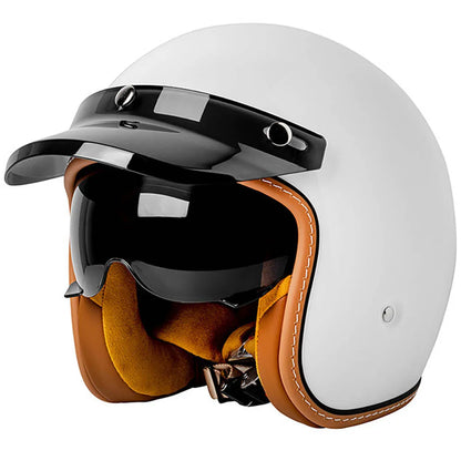 Open Face Helmet Retro 3/4